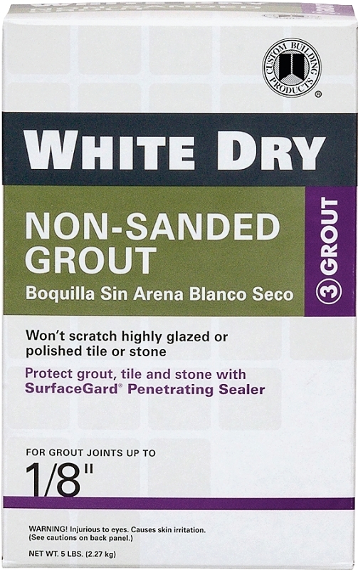 08167 GROUT NONSANDED DRY WHITE 5LB