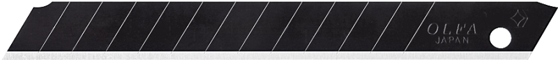 OLFA 9148 Knife Blade, 9 mm, Carbon Steel, 13-Point