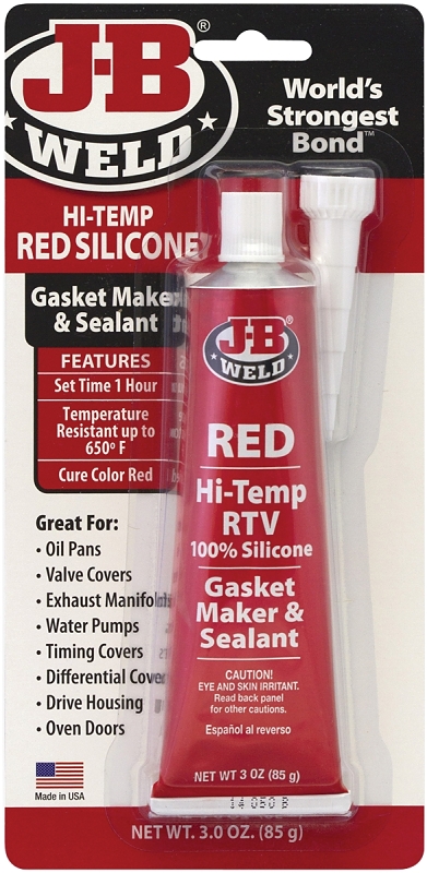 J-B WELD 31314 Gasket Maker and Sealant, 3 oz Package, Gel