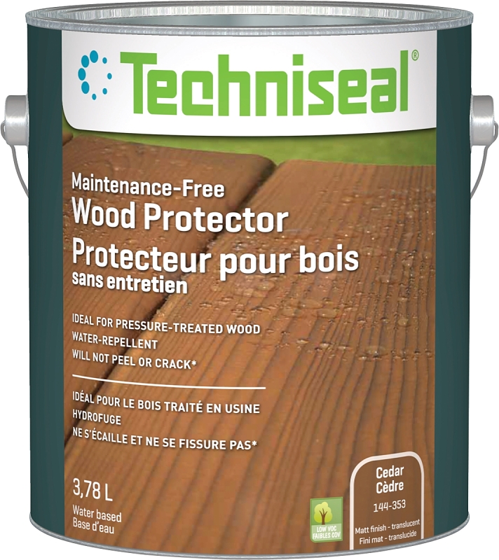 Techniseal 144-353 Wood Protector, Cedar, 3.78 L