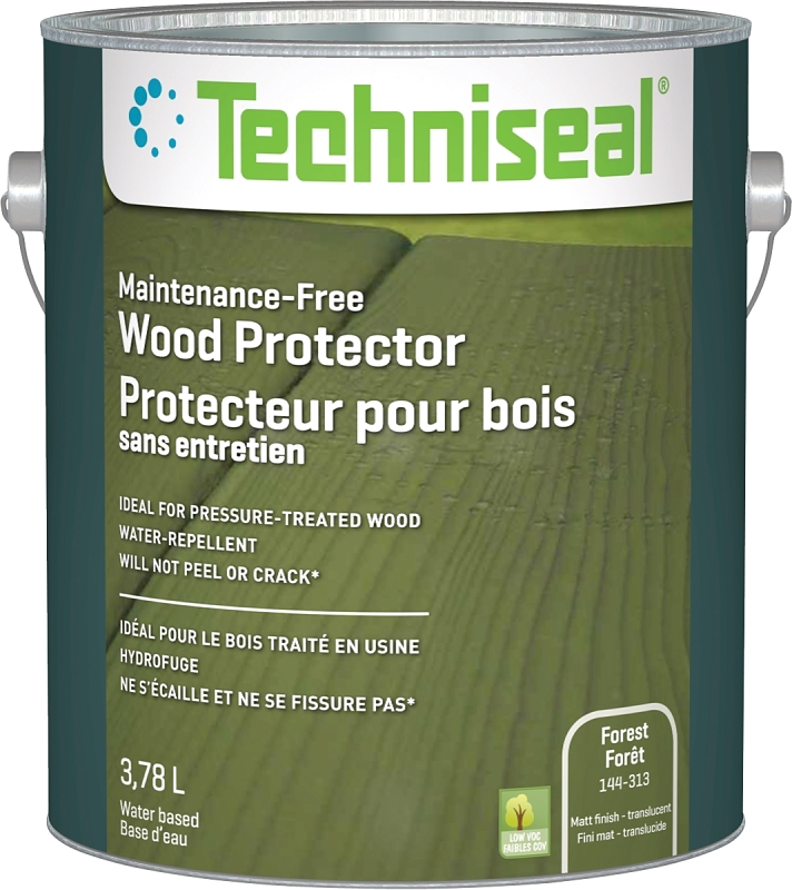 Techniseal 144-313 Wood Protector, Forest, 3.78 L