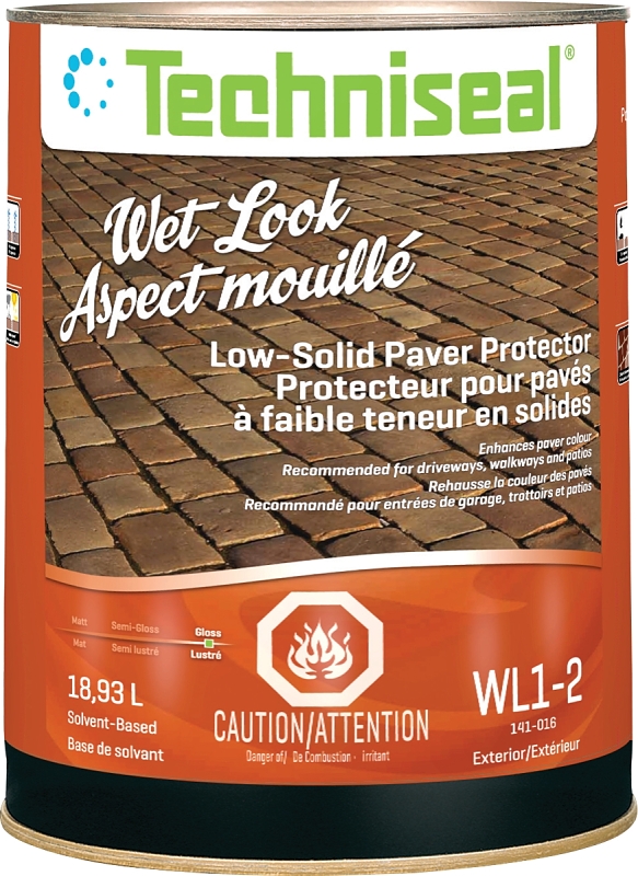 Techniseal 141-016 Concrete Paver Sealer, 18.93 L