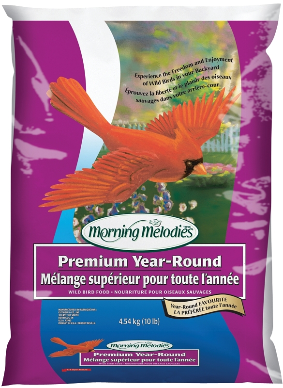 Morning Melodies 409-202 Wild Bird Food, 4.54 kg Poly Woven Bag