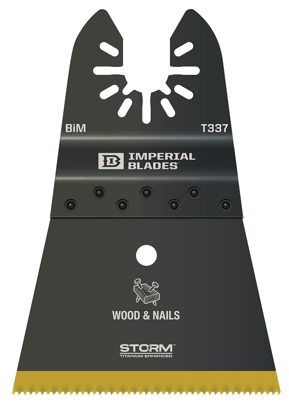 Imperial Blades ONE FIT IBOAT337-25 Oscillating Tool Blade, 2-1/2 in, Bi-Metal