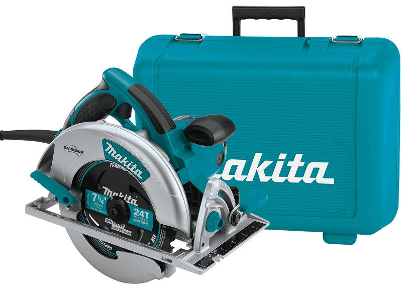 Makita 5007MG Circular Saw, 15 A, 7-1/4 in Dia Blade, 5/8 in Arbor, 56 deg Bevel