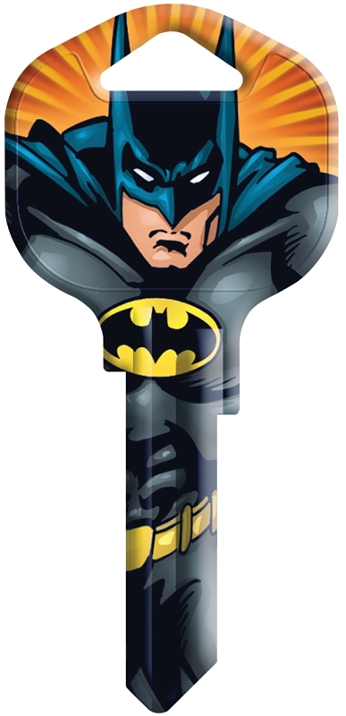 Hy-Ko 15005KW1-BTM2 Key Blank, Batman, For: Kwikset KW1, Titan KW10 Keyways
