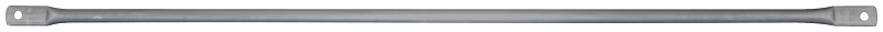 METALTECH M-MGR5 Guard Rail, Galvanized