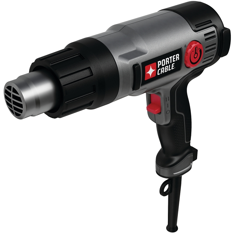 PORTER-CABLE PC1500HG Heat Gun, 19 cfm Air, 120 to 1150 deg F, Includes: Integrated Hanging Hook