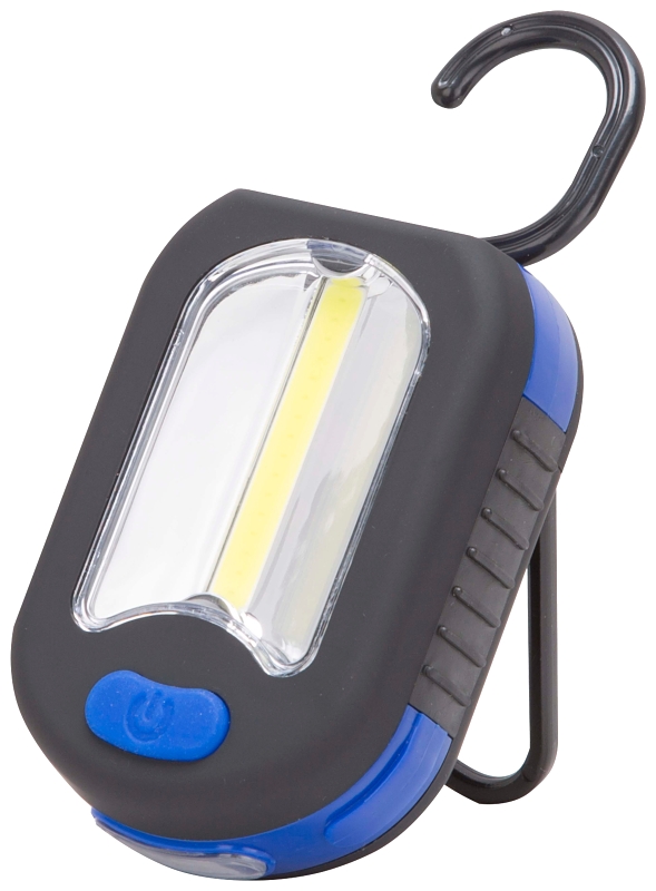 PowerZone 12600 COB Work Light with Stand, 2-Lamp, LED Lamp, 150 Lumens, Red, Blue, Orange, Green