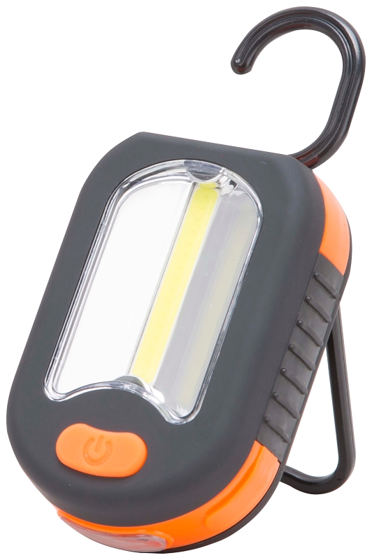 PowerZone 12600 COB Work Light with Stand, 2-Lamp, LED Lamp, 150 Lumens, Red, Blue, Orange, Green