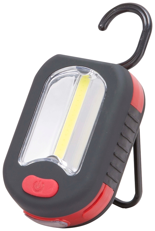 PowerZone 12600 COB Work Light with Stand, 2-Lamp, LED Lamp, 150 Lumens, Red, Blue, Orange, Green