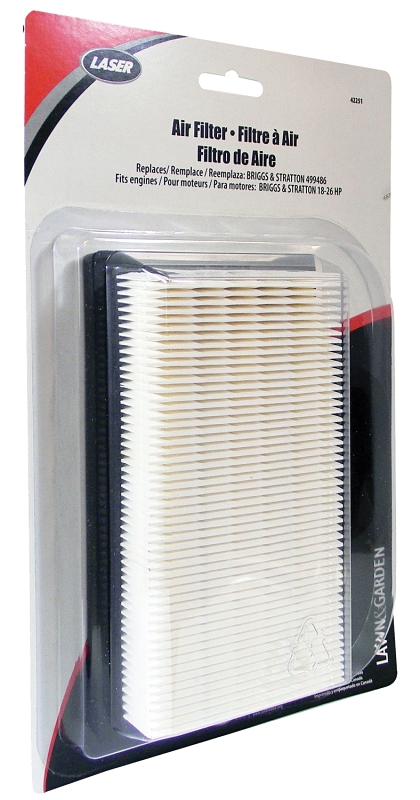 Laser 42251 Air Filter, For: Intek 14 to 24 hp V-Twin Engines, BRIGGS & STRATTON Lawn Mowers