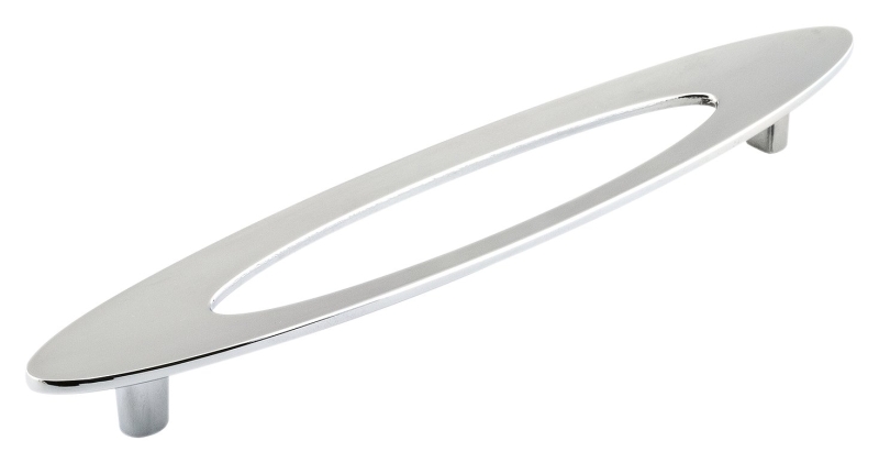 Richelieu BP8899160140 Cabinet Pull, 1-17/32 in L Handle, 29/32 in Projection, Metal