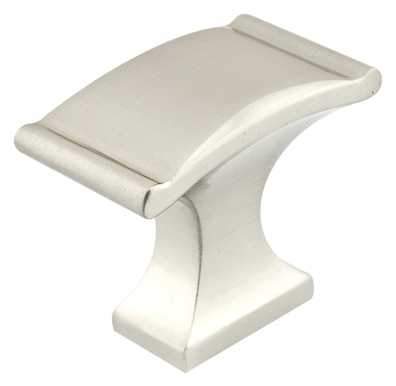 Richelieu DP260637195 Cabinet Knob, 1-3/16 in Projection, Traditional, 1-3/8 in L x 25/32 in W, Metal