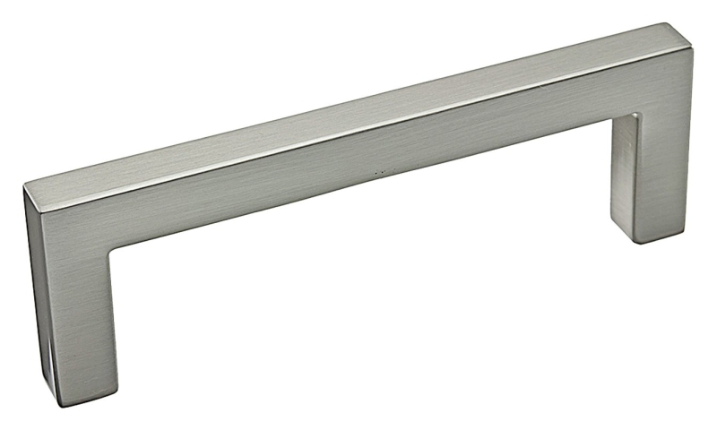 Richelieu DP87396195 Cabinet Pull, 4-3/16 in L Handle, 1-3/8 in Projection, Metal, Brushed Nickel, 10/PK