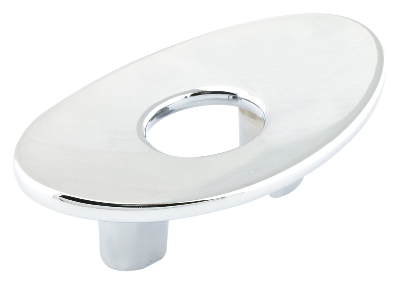 Richelieu BP8899032140 Knob, 13/16 in Projection, Metal, Chrome