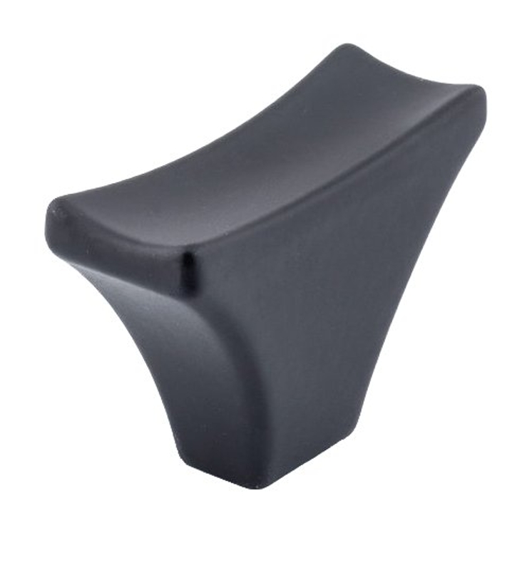 Richelieu BP722740900 Cabinet Knob, 1-1/16 in Projection, Transitional, 1-9/16 in L x 9/16 in W, Metal, Matte