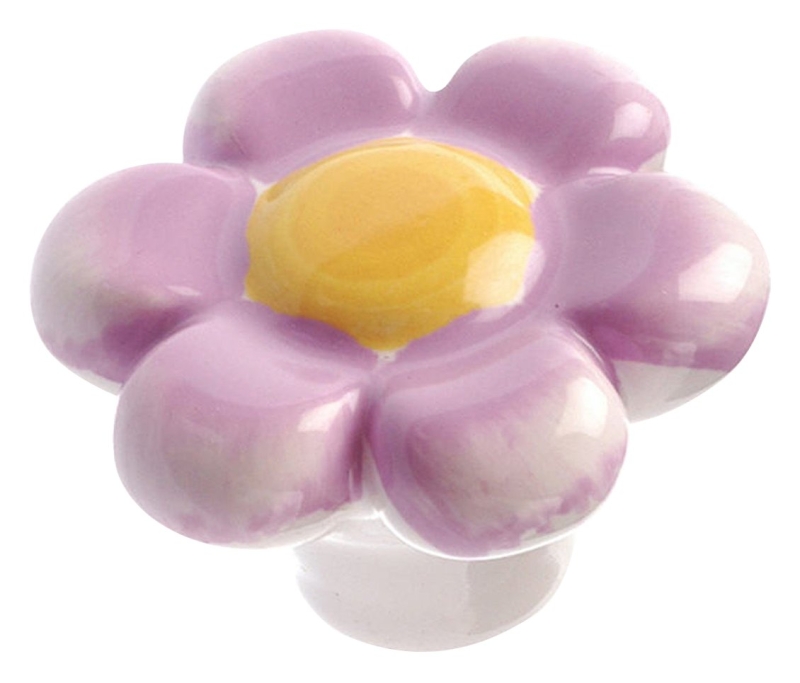 Richelieu BP60125371 Cabinet Knob, 1-1/32 in Projection, Eclectic, 1-9/16 in Dia, Ceramic