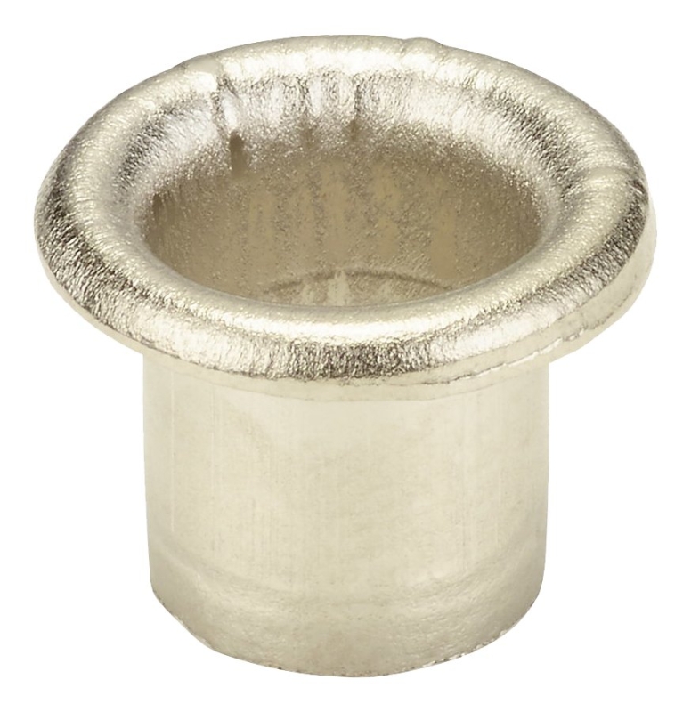 Richelieu BP2292180 Shelf Pin Sleeve, Specifications: 9/32 in Drill, Nickel, Metal