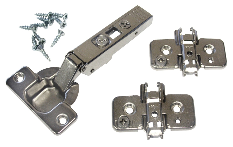 Richelieu BP71T55523180 Hinge, 120 deg Hinge Opening, Spring Close, Clip Top Hinge, 2/BAG