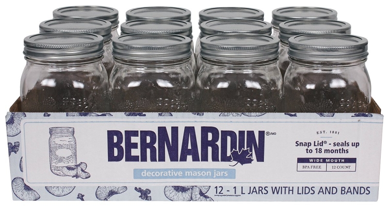 Bernardin 21000 Mason Jar, 1 L