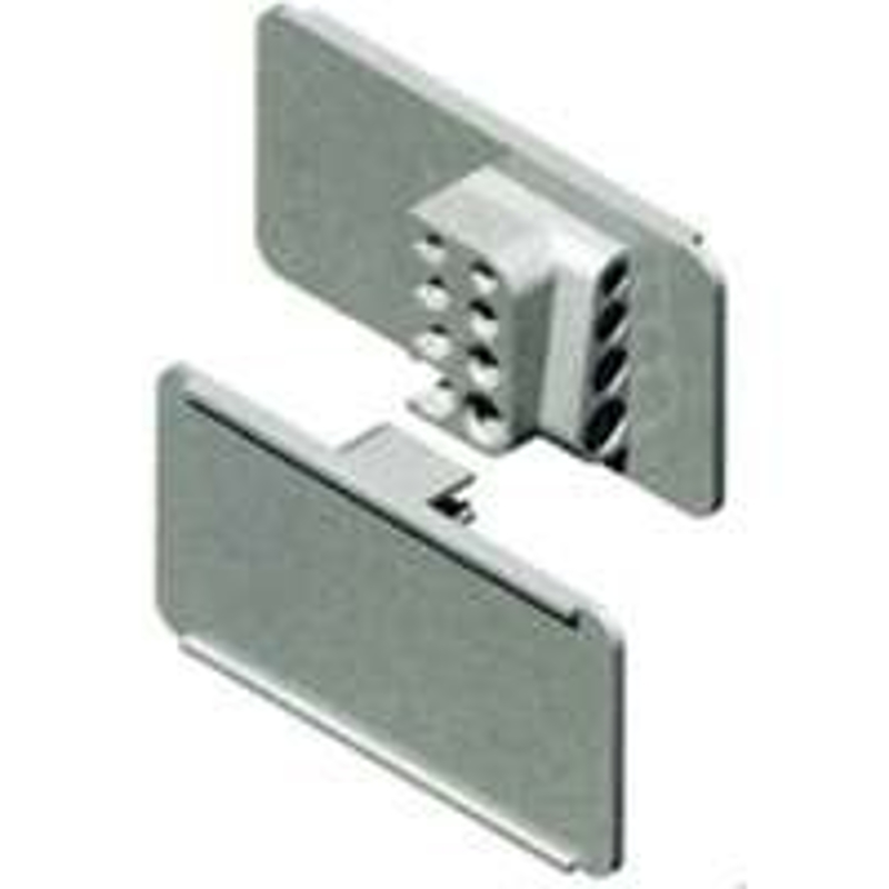 Southern Imperial RQ-2 Label Holder, 2 in L x 1-1/4 in H Dimensions, Translucent