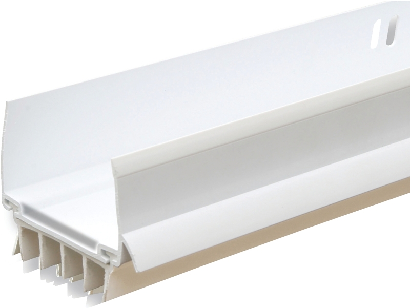 Climaloc CF20572 Door Bottom, White, Vinyl, Screw Mounting