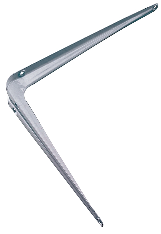 Onward 496WI10BC Shelf Bracket, 35 lb, Steel, White, 10 in H