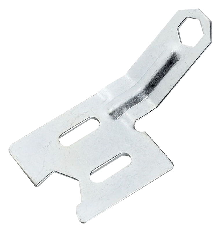 Onward 1421WR Bi-Fold Door Aligner, Zinc, For: Folding Doors
