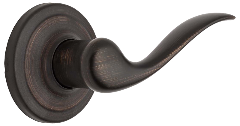 Weiser Toluca Series GLA125 TC11P RH Dummy Lock, Lever Handle, Venetian Bronze, 2-3/8 to 2-3/4 in Backset