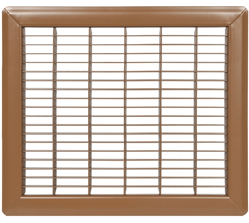 Imperial RG1191 Air Grille, 8 in L, 12 in W, Steel, Brown