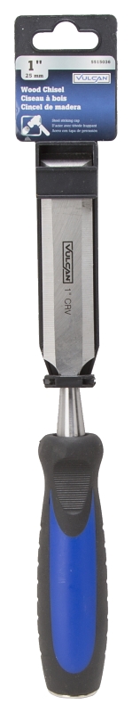 Vulcan JL-CH4 Chisel, 1 in Tip, 10-1/4 in OAL, CRV Blade, Ergonomic Grip Handle