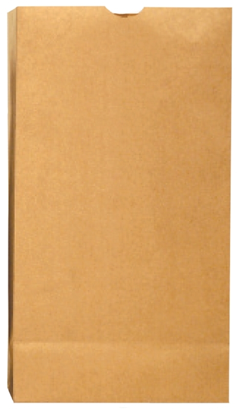 Duro Bag Dubl Life 18428 SOS Bag, #25, 3 gal Capacity, 8-1/4 in L, 6-1/8 in W, 15-7/8 in H, Kraft Paper, Brown