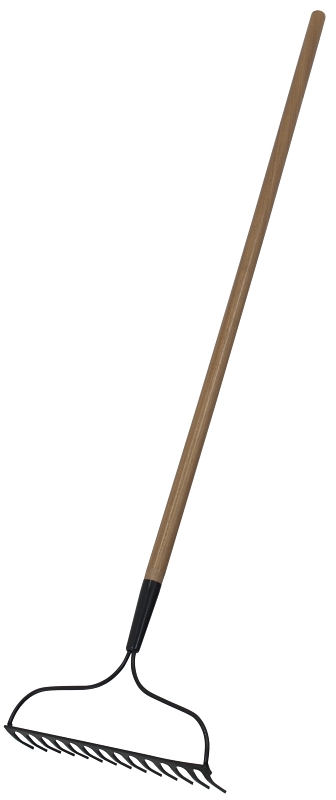 Eagle 1881600 Bow Rake, 14 in W Head, 14-Tine, 48 in L Handle