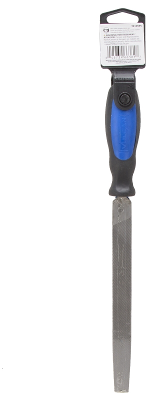 Vulcan JL-F003 File, Half-Round Profile, Half Round Pattern, Double Cut Cut, 3/4 in W Blade, Cushion-Grip Handle