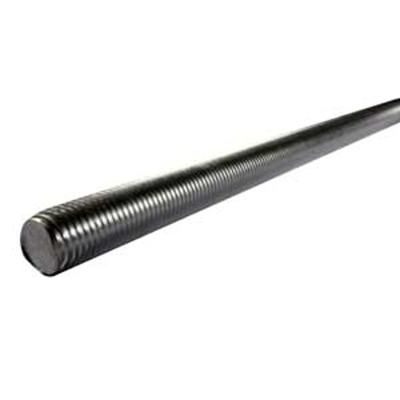 Reliable TRP12 Threaded Rod, 1/2-13 Thread, 36 in L, A Grade, Steel, Blue, Machine Thread