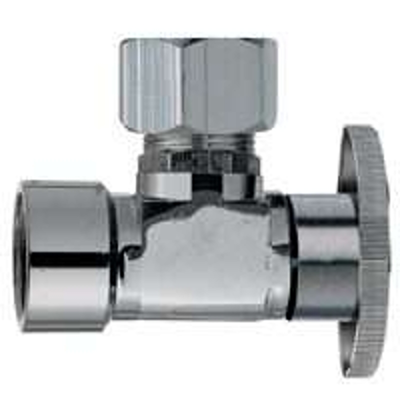 Plumb Pak PP54PCLF Shut-Off Valve, Angle, 1/2 x 7/16 in Connection, FIP x Compression