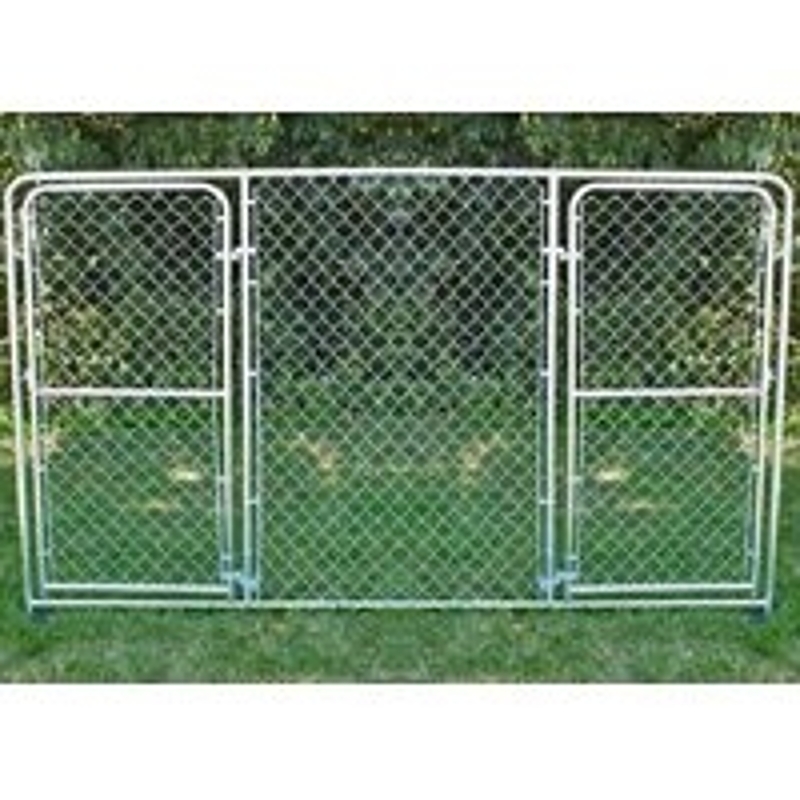 Stephens Pipe & Steel Silver Series DKS41006 Gate Panel, Double, Steel, CopySilver, Galvanized