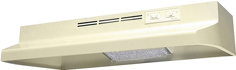 Air King Advantage AD Series AD1245 Range Hood, 180 cfm, 2 Fan, 24 in W, 12 in D, Steel, Almond