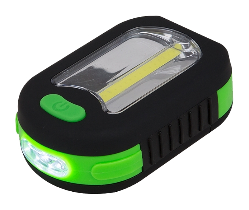 PowerZone 12600 COB Work Light with Stand, 2-Lamp, LED Lamp, 150 Lumens, Red, Blue, Orange, Green