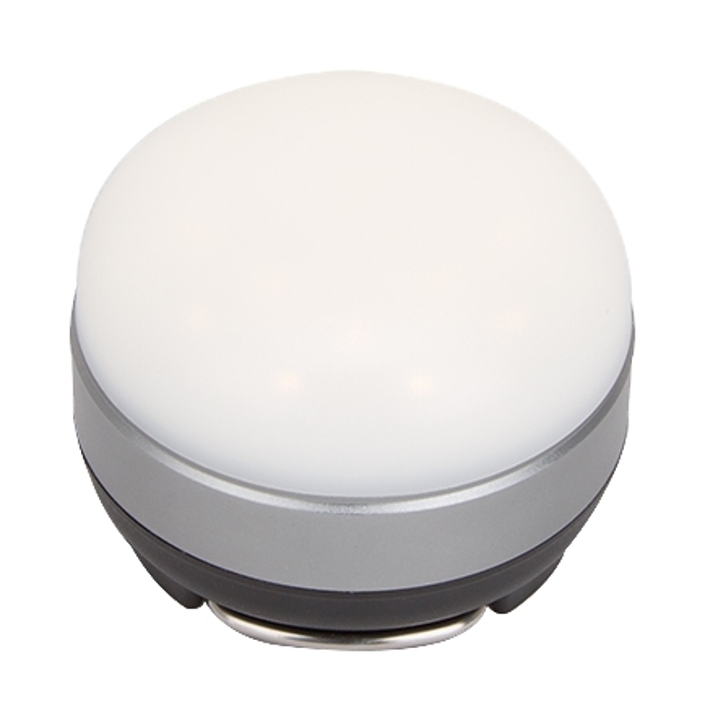 PowerZone 12409 Mini LED Lantern, LED Lamp, White Light, ABS/PVC, White with Grey & Black