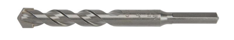 IRWIN 326019 Rotary Hammer Drill Bit, 5/8 in Dia, 6 in OAL, Percussion, Twist Flute, 2-Flute, 5/8 in Dia Shank