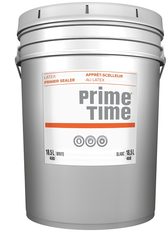 Prime Time CD0061060-20 Interior/Exterior Primer/Sealer, 5 gal, Pail