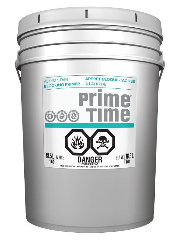 Prime Time CD0061010-20 Interior/Exterior Primer/Sealer, 5 gal, Pail