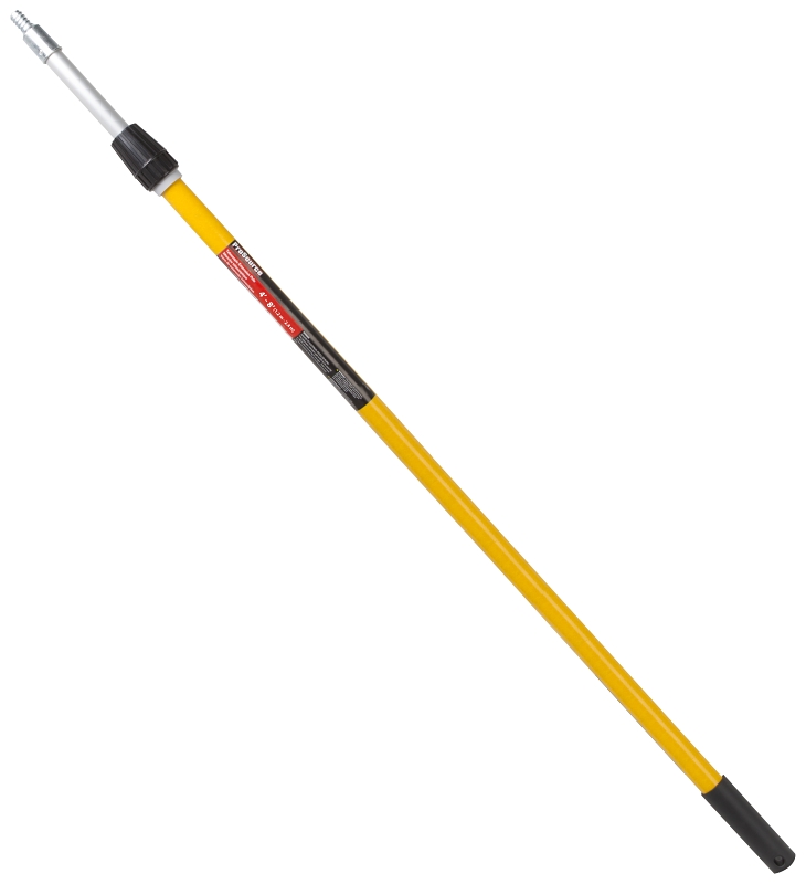 ProSource EP-207A22 Extension Pole, 4 to 8 ft L, Fiberglass Handle