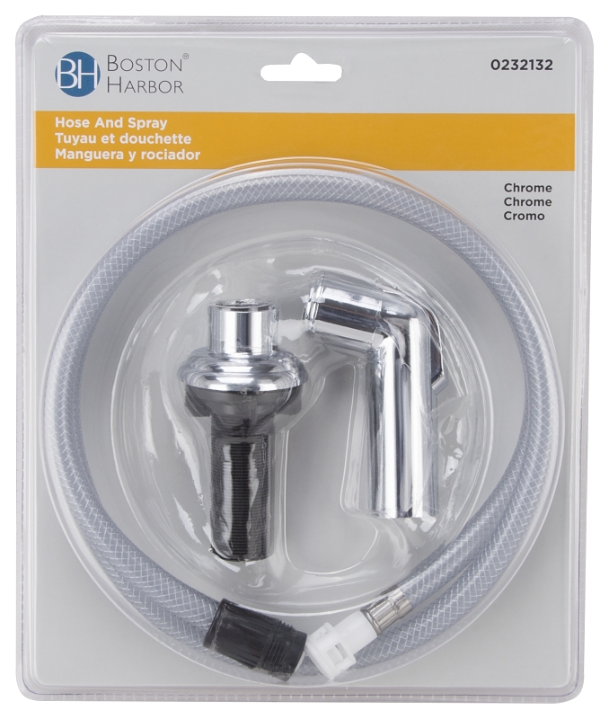 Boston Harbor H Series TQ503002NCP Hose/Spray, 13/16-16 UN Connection, Quick Connector Hose End, FIP Sprayer End