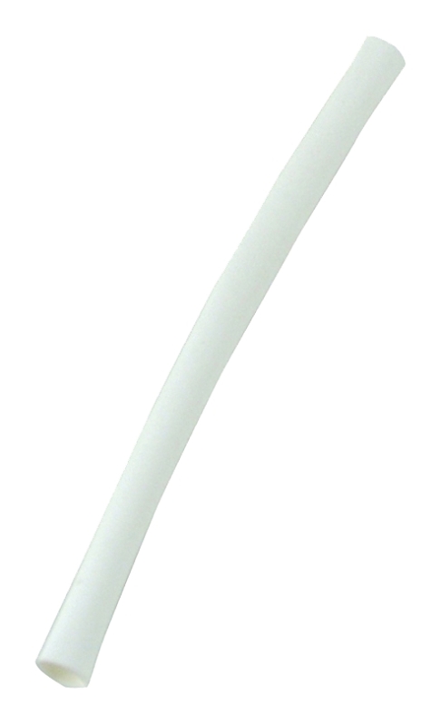 GB HST-187W Heat Shrink Tubing, 3/16 in Expanded, 3/32 in Recovered Dia, 4 in L, Polyolefin, White