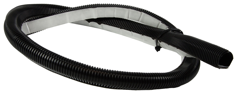 GB Grip Strip FLX7504GSB Split Tubing, Flexible, Plastic, Black