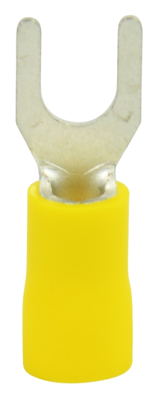 GB 10-116 Spade Terminal, 600 V, 12 to 10 AWG Wire, #8 to 10 Stud, Vinyl Insulation, Yellow