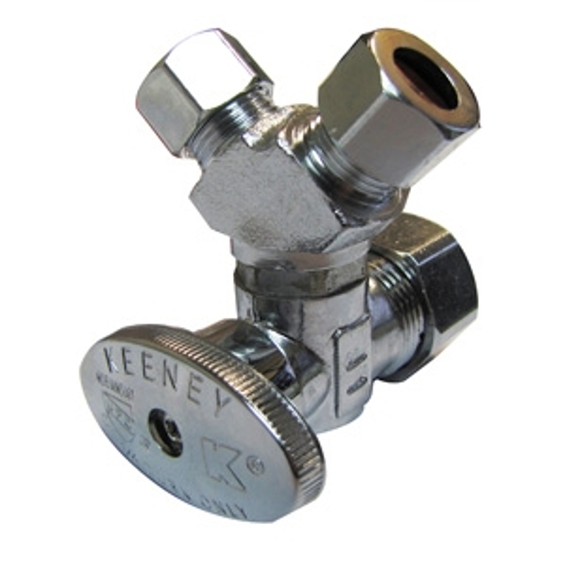 Belanger BPK2901PCVLF Ball Valve, 1/2 x 3/8 x 3/8 in Connection, FIP x Compression x Compression, Quarter-Turn Actuator